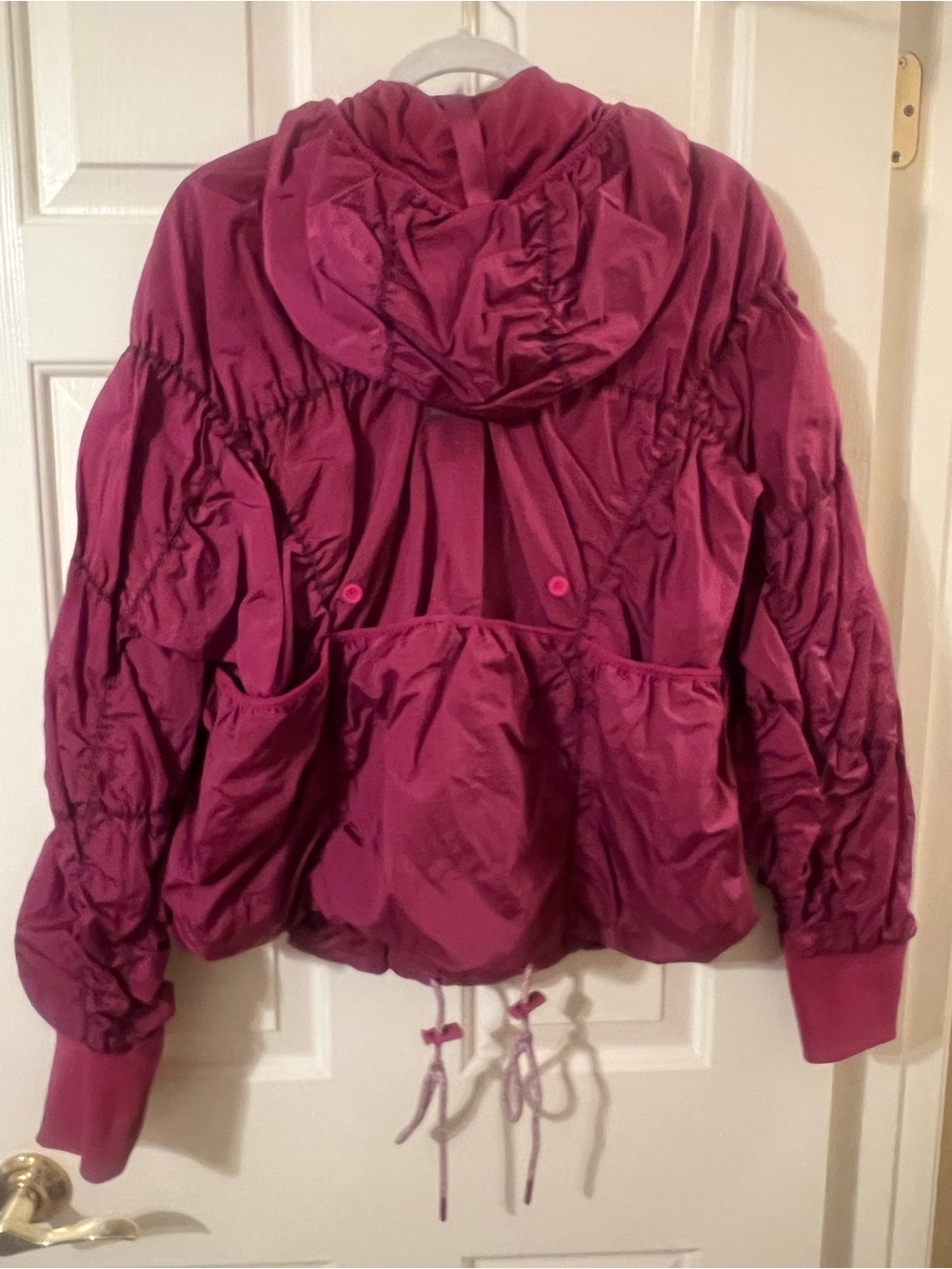 Like New Free People Movement Fuscia Happy Camper Pullover Size Small - Picture 7 of 14